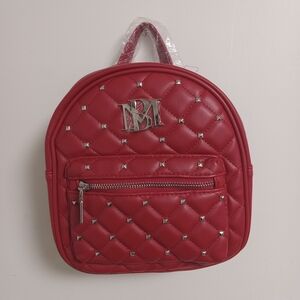 NWT! Badgley Mischka Mini Studded Backpack